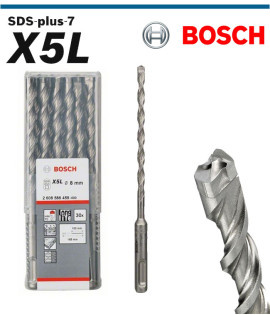 Bosch Свредло за перфоратор SDS-plus-7(X5L), армиран бетон 5.0x100x160 mm (30 броя)